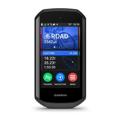 Garmin Edge 1050, Premium Bicycle Computer, Advanced Bicycle Training and Group Ride Features & Messaging, Built-in Speaker, Road Hazard Alerts Bike-Computer Bundle with Cleaning Kit + Accessories